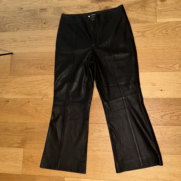 NWOT VINCE Leather flared pants- extremely soft!!! - Picture 16 of 16